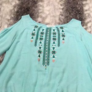 Copper key blouse!
